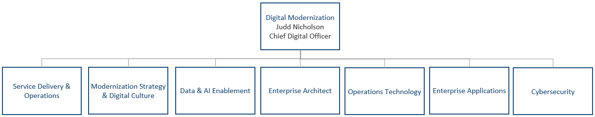 Organization Chart Digital Modernization