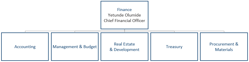 Organization Chart Finance