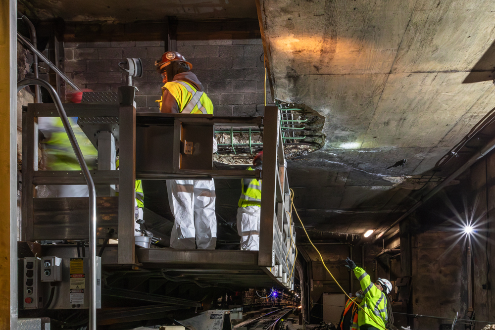 Upgraded signal and communications systems.