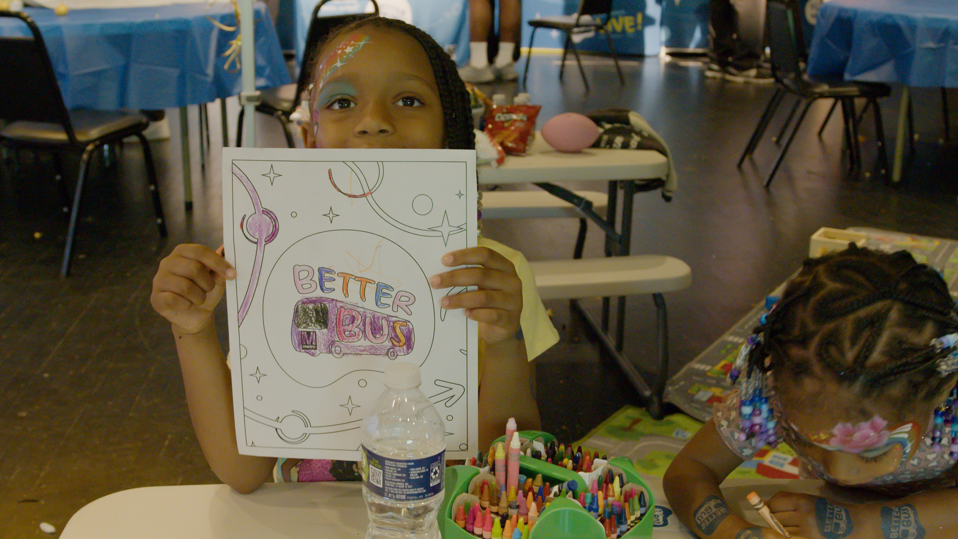 The communities had the chance to be creative with our different activities, from coloring to live music.