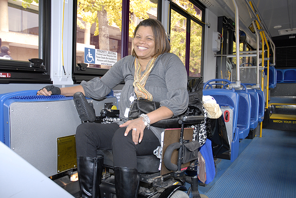 Metrobuses are accessible to people with disabilities.