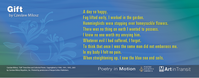 Poetry in Motion - Gift