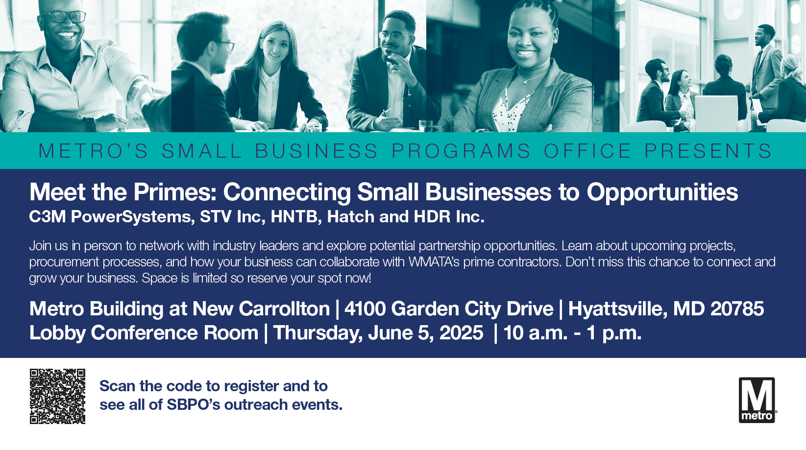 Metro’s Small Business Programs Office Presents: Meet the Primes
