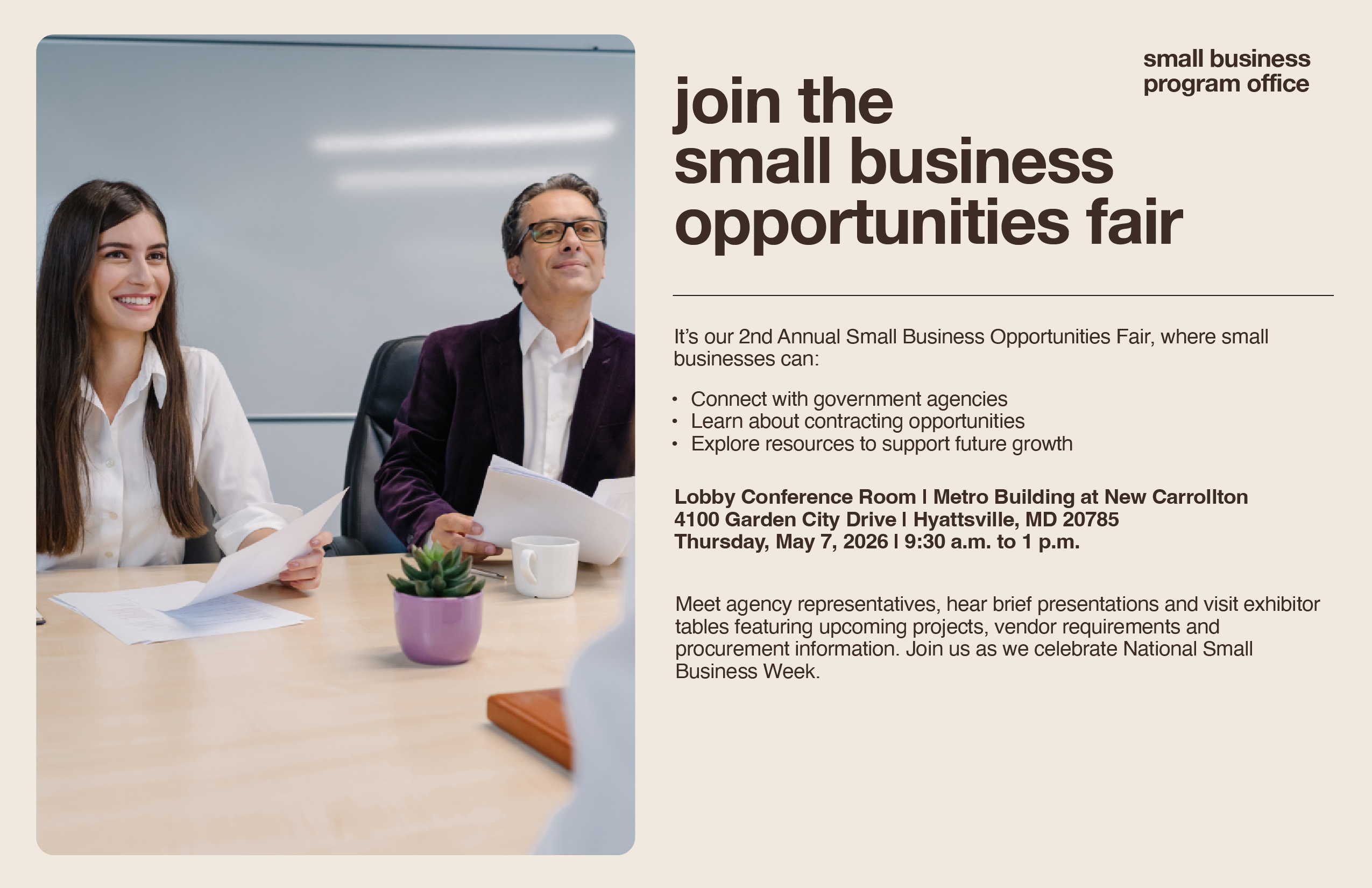 Small Business Opportunities Fair