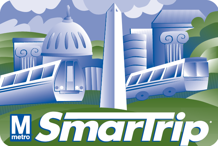 Front of SmarTrip card