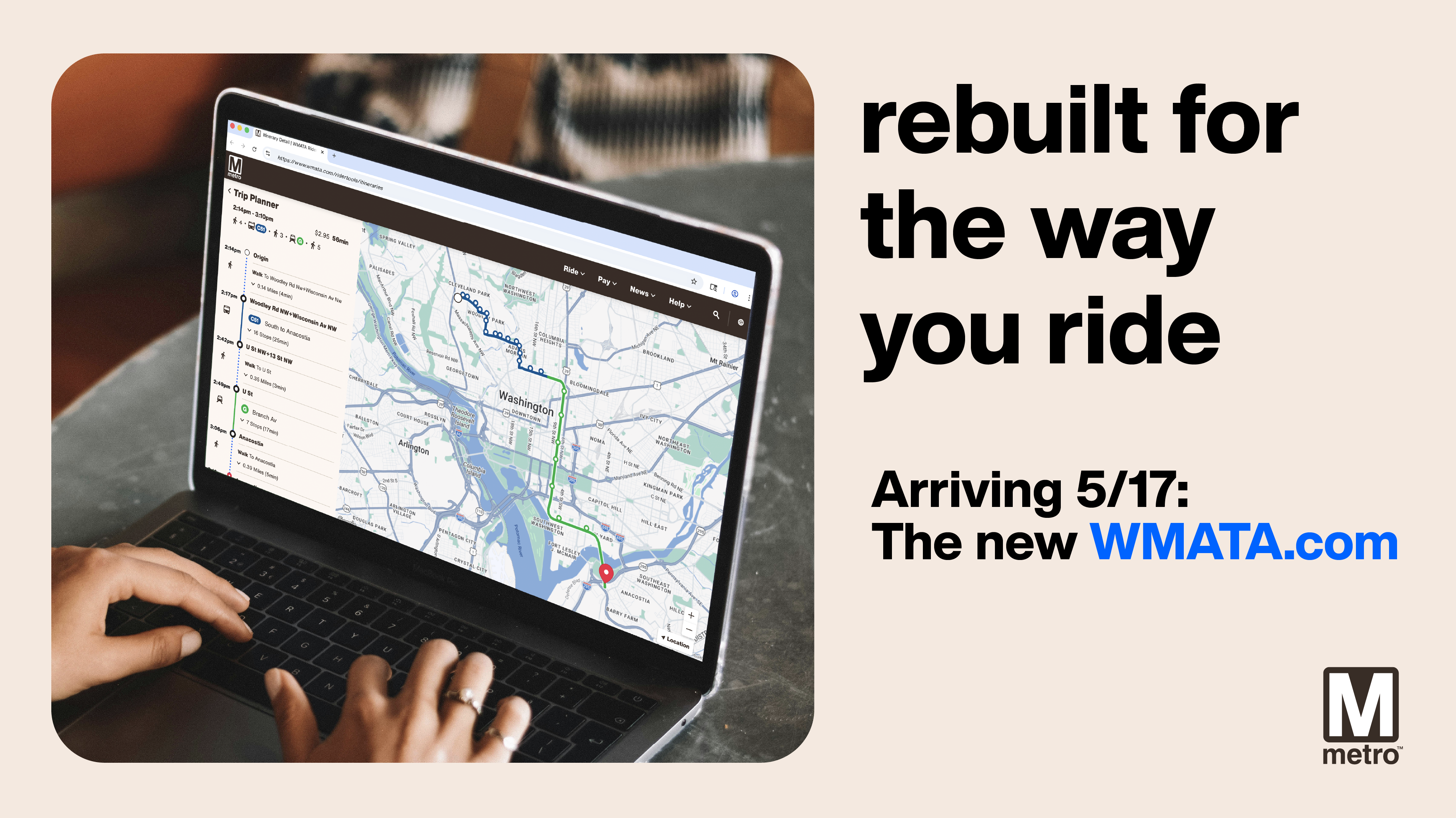 New WMATA.com launches May 17