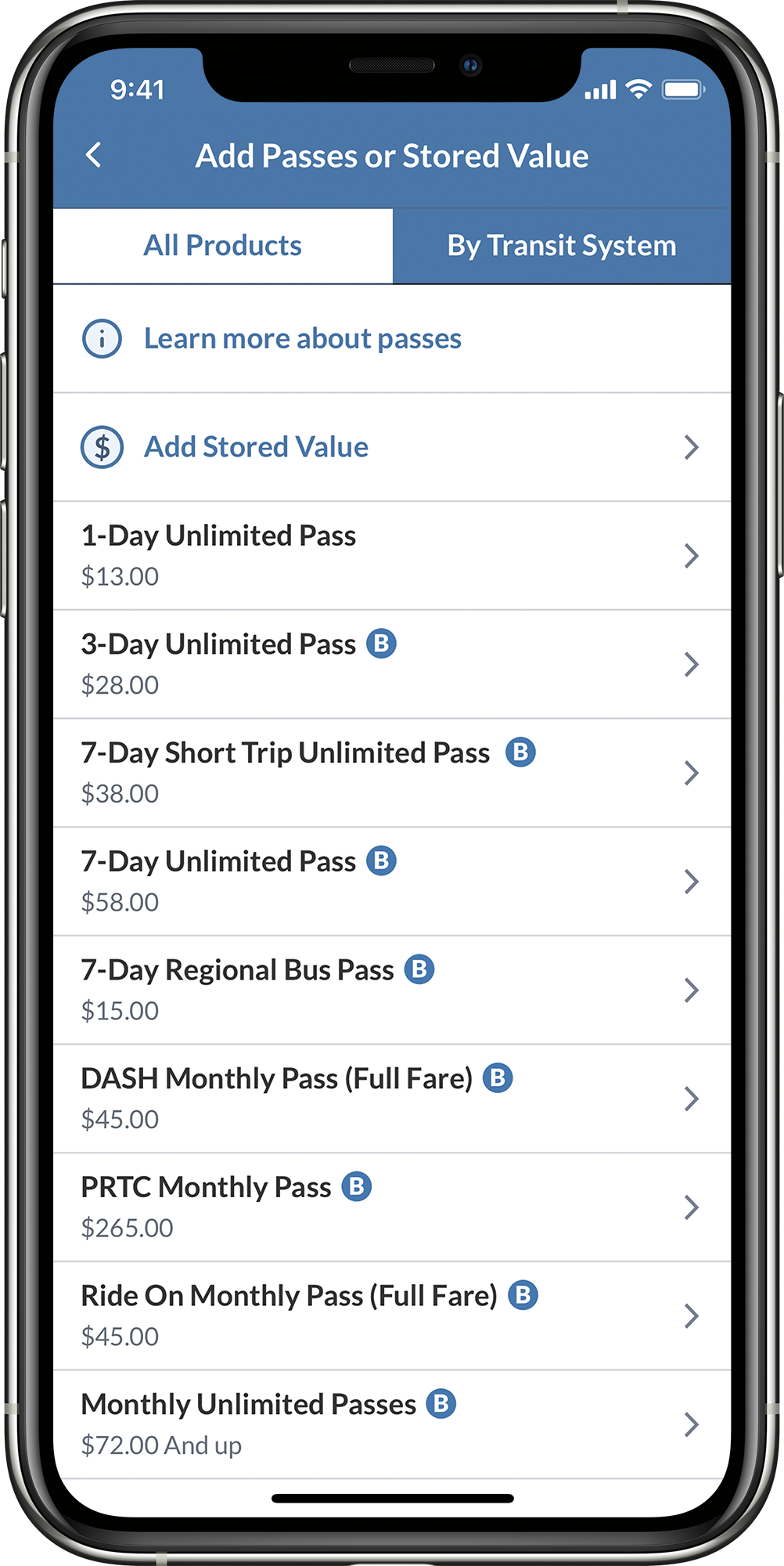 smartrip app iphone add passes