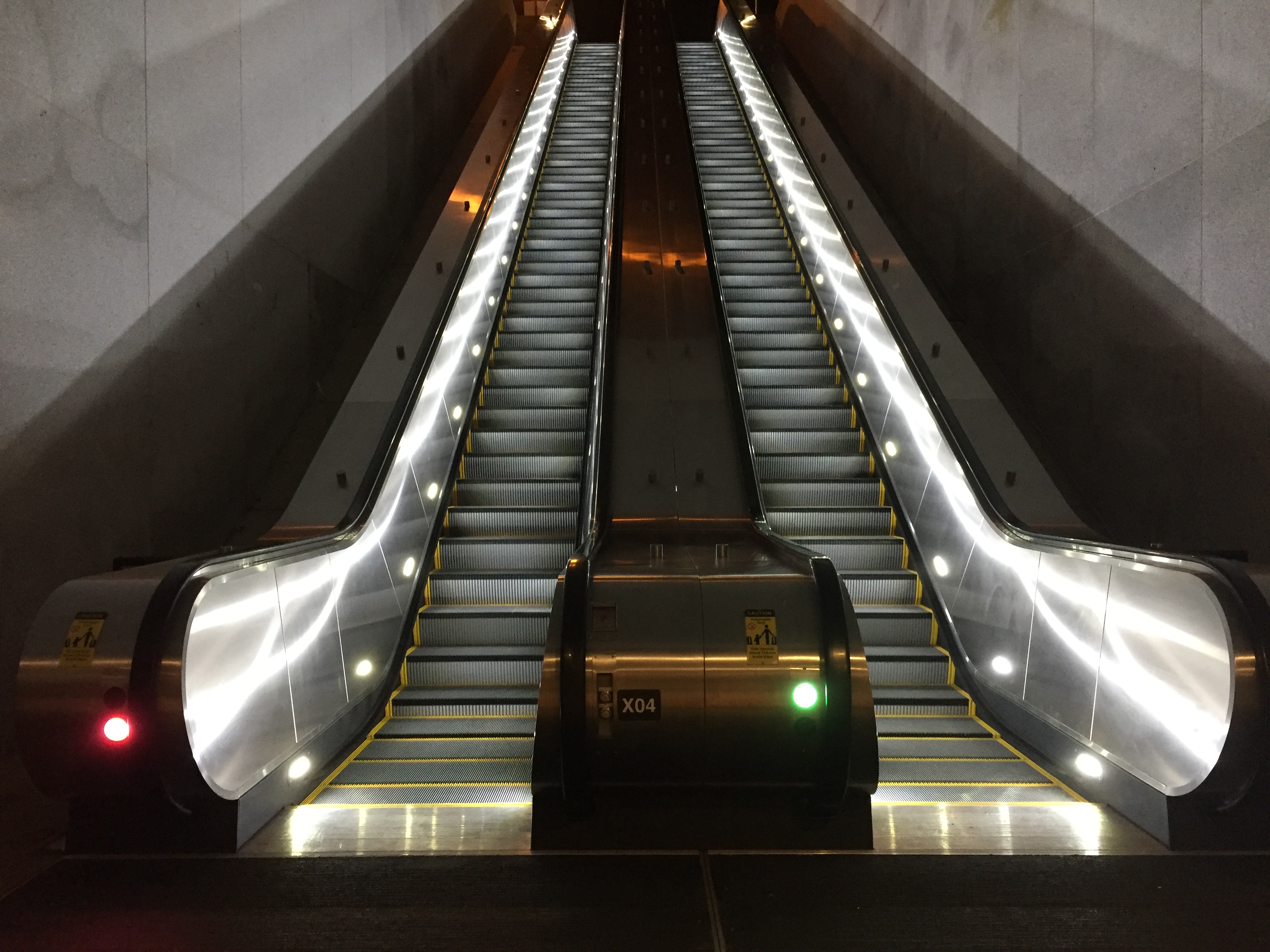 Arlington Cemetery new south entrance escalator