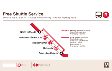 Free Shuttle Bus Map Summer 2026 Major Construction