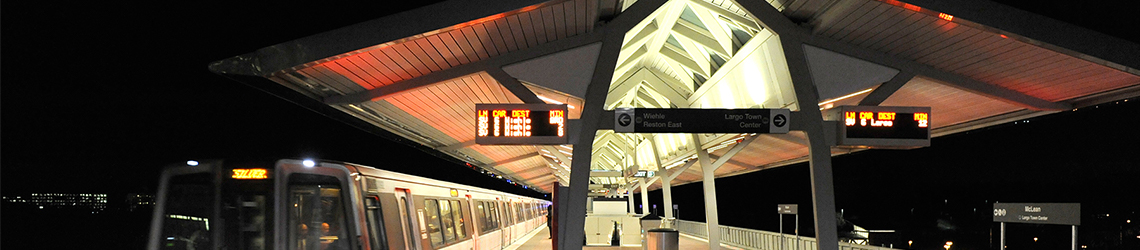 mclean legacy metrorail nighttime header