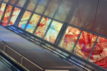 View Metro's most recent public artwork at Ashburn Metro station