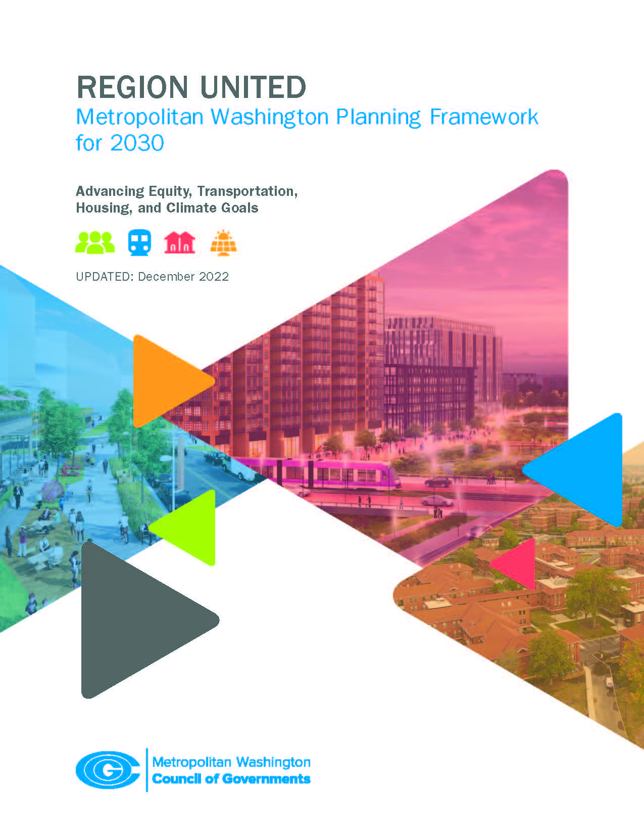 image of the cover of MWCOG's Region United plan.