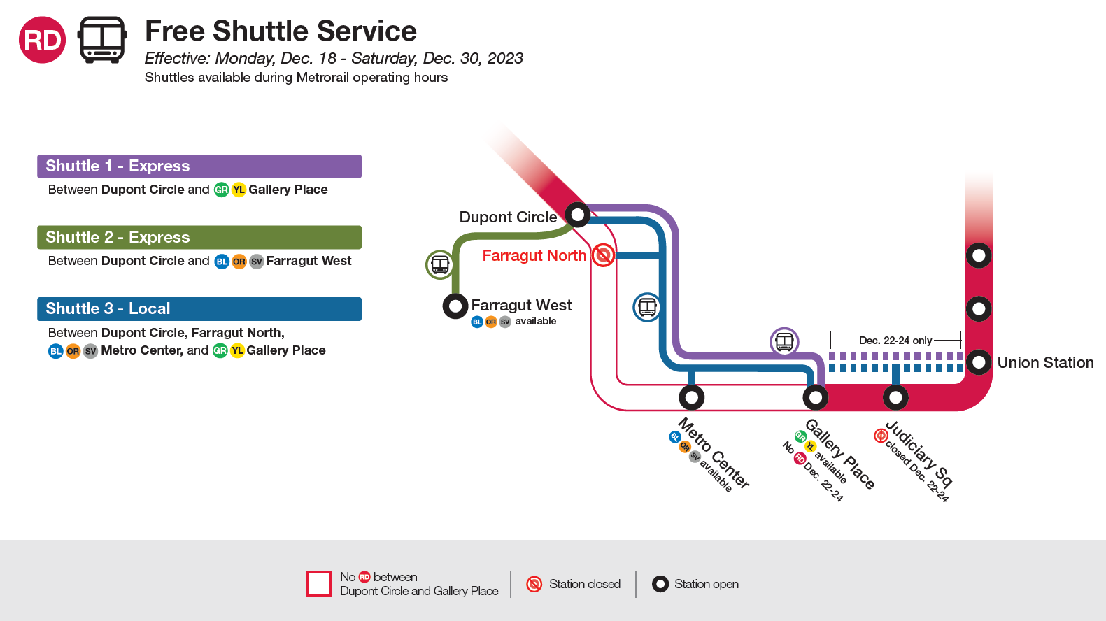Shuttle Service Map