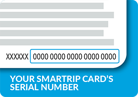 SmarTrip Card sample number