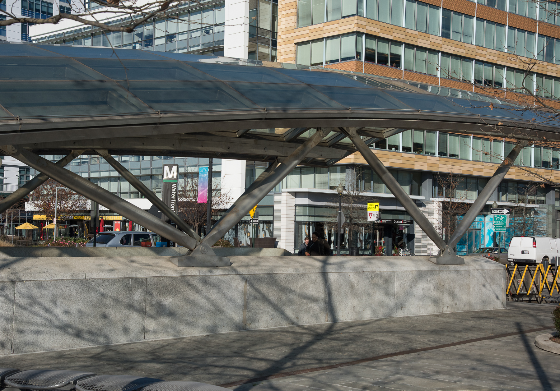 Waterfront Station Entrance Canopy