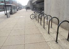U-rack bicycle rack