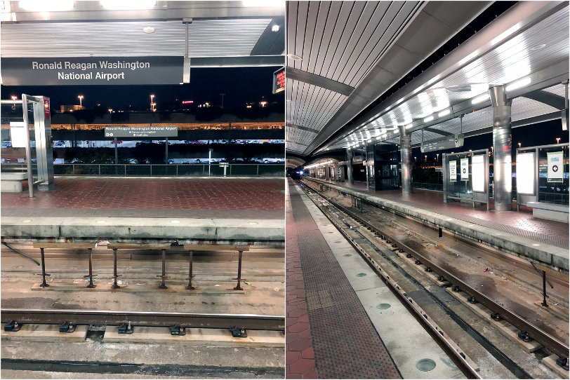 Platform reconstruction at Reagan National Airport Station to begin August  7