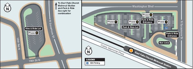 East Falls Church construction map