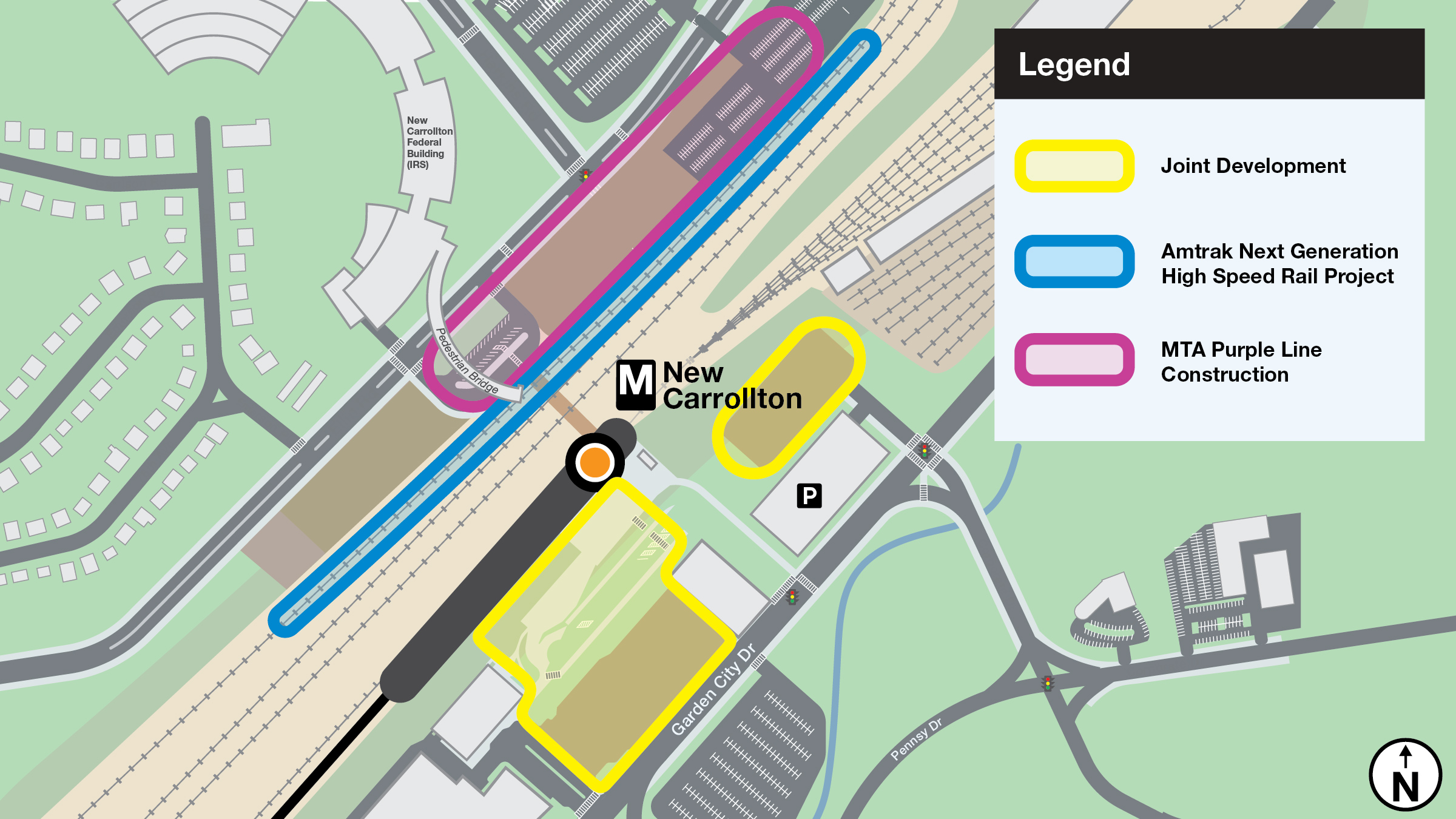 New Carrollton Metrorail Station