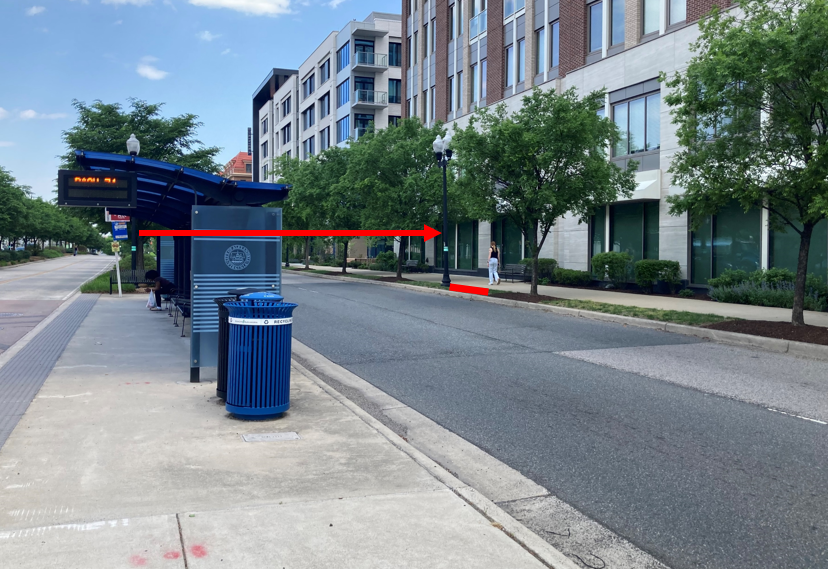 Temporary Bus Stop